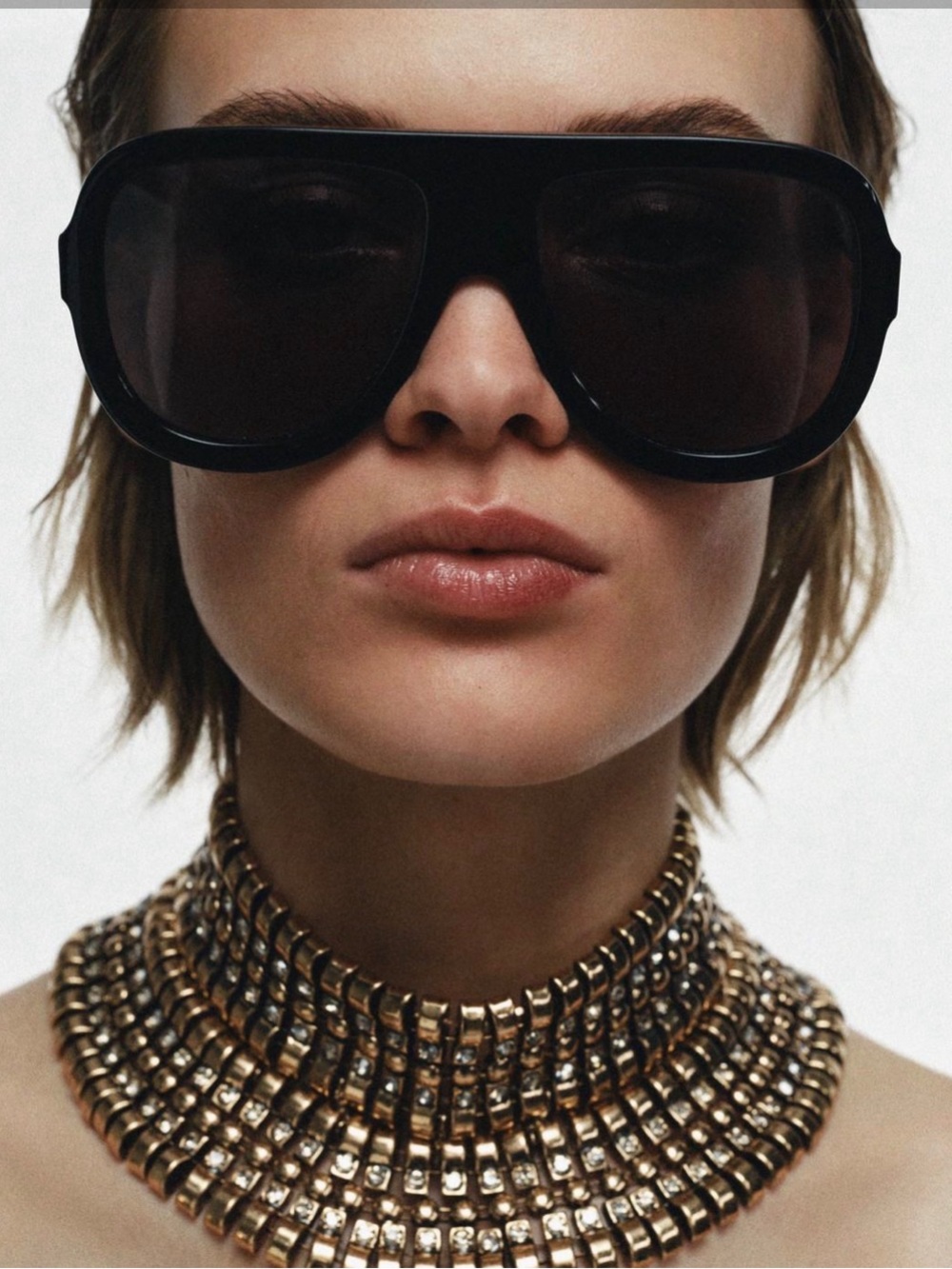 Zara SPARKLY METAL CHOKER NECKLACE